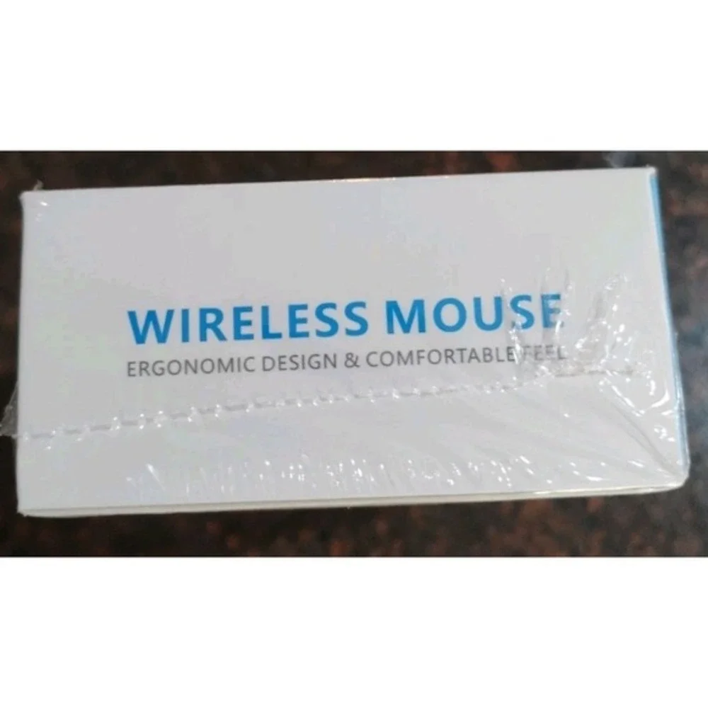 Uiosmuph LED‎ Wireless Silent Mouse- G12 Slim Rechargeable-White wireless